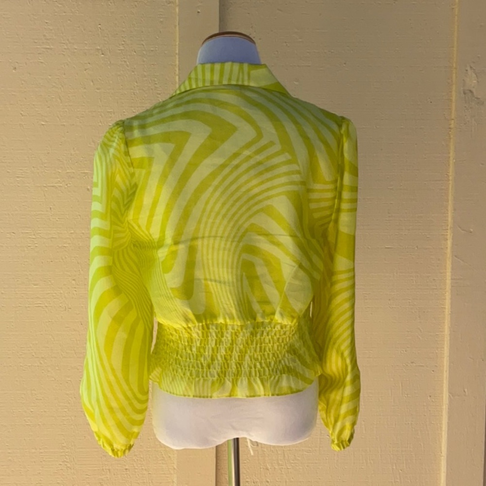 Baum & Pferdgarten • Lime Minna Blouse, size EU 42 / US 10 - Picture 8 of 10